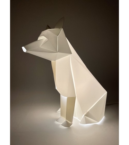 Lampe Renard - Luminaire animal à poser, lampe de chevet design Plizoo a poser de nuit led moderne originale design suisse