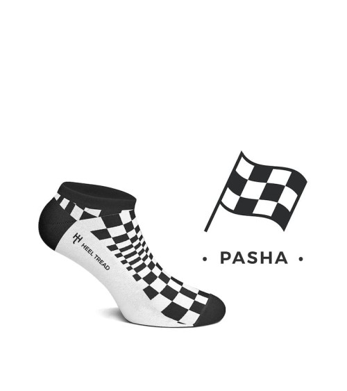 Calzini bassi - Pasha Heel Tread Calze design svizzera originale