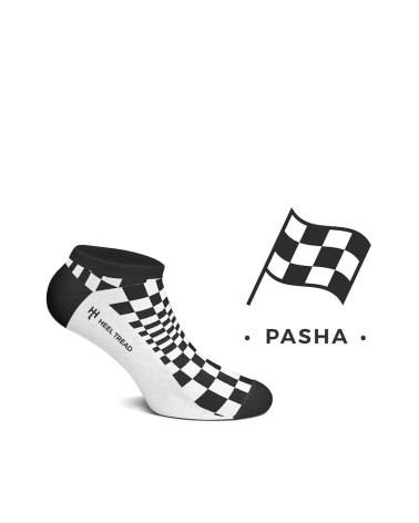 Chaussettes basses - Pasha Heel Tread jolies chausset pour homme femme fantaisie drole originales