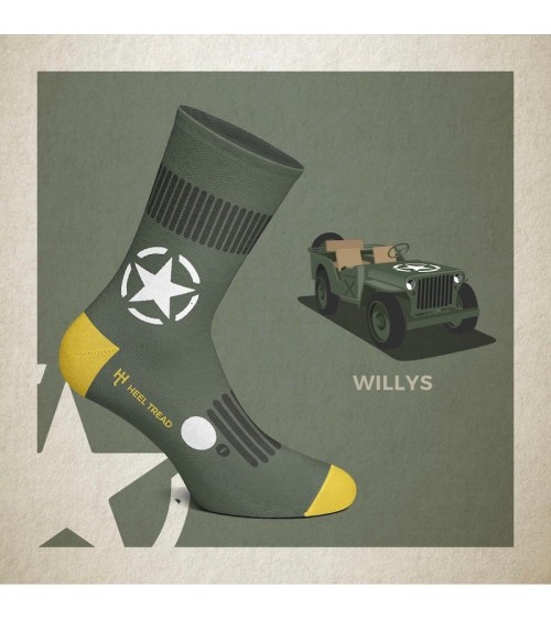 Socken - Willys Heel Tread socke kuschelsocken für damen lustig herren farbige coole socken