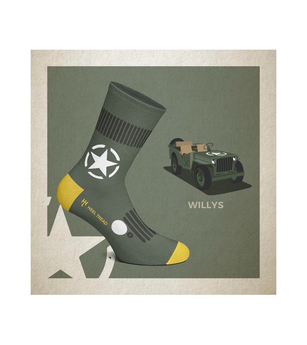 Socken - Willys Heel Tread socke kuschelsocken für damen lustig herren farbige coole socken
