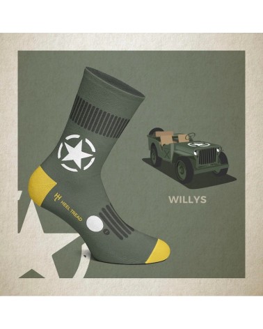 Calzini - Willys Heel Tread calze da uomo per donna divertenti simpatici particolari