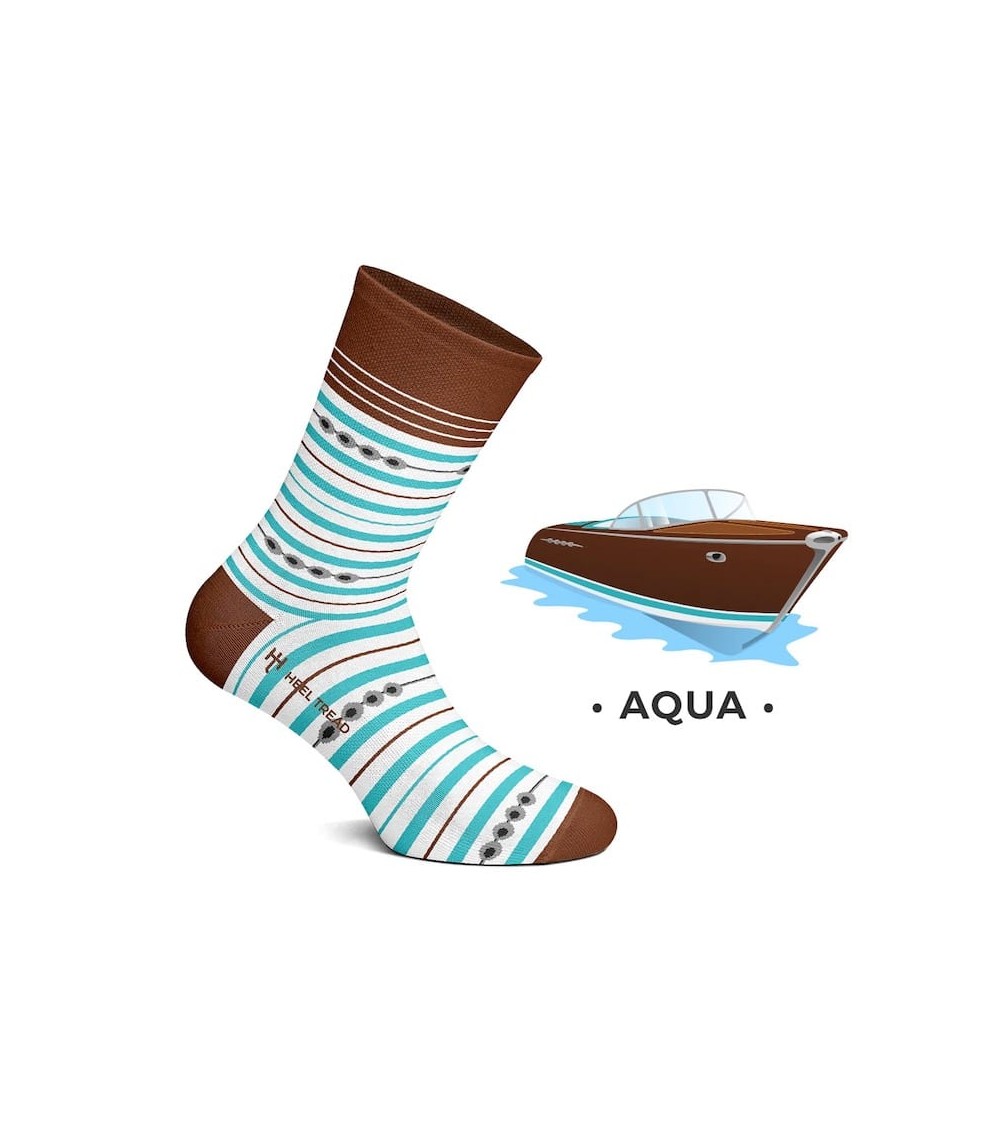 Calzini - Aqua Heel Tread calze da uomo per donna divertenti simpatici particolari