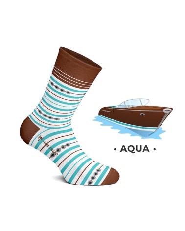 Chaussettes - Aqua Heel Tread jolies chausset pour homme femme fantaisie drole originales