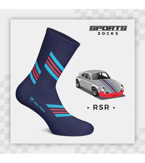 Chaussettes de sport - RSR Heel Tread Chaussettes design suisse original