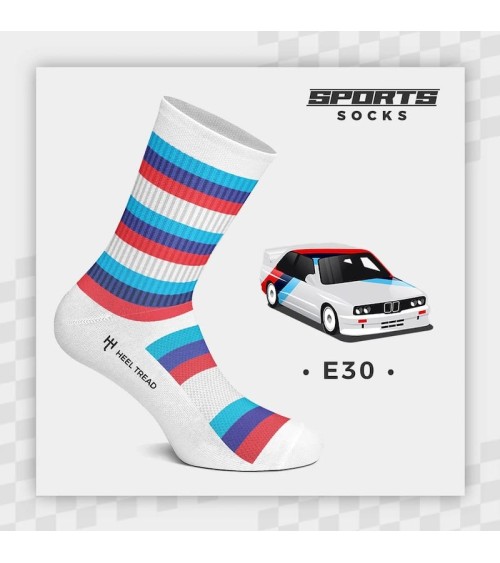 Sports Socks - E30 Heel Tread Socks design switzerland original