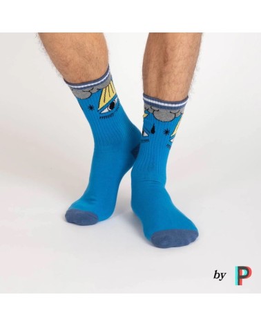 Chaussettes de sport - Pierre Merriaux Label Chaussette jolies pour femme originales pour homme chausset rigolotes drole Suisse