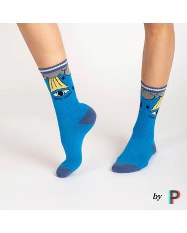 Chaussettes de sport - Pierre Merriaux Label Chaussette jolies pour femme originales pour homme chausset rigolotes drole Suisse