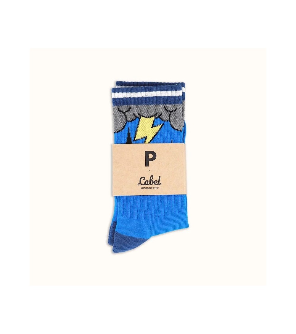 Chaussettes de sport - Pierre Merriaux Label Chaussette jolies pour femme originales pour homme chausset rigolotes drole Suisse