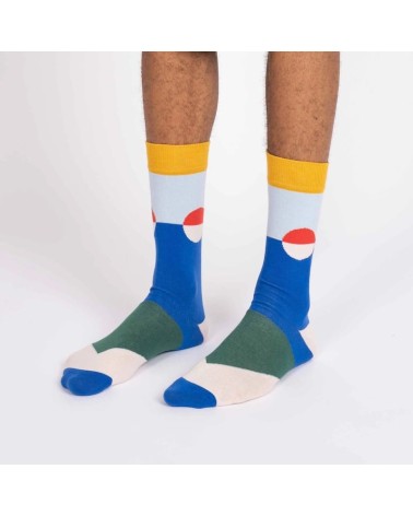 Socken - Séverine Dietrich - Sunset Label Chaussette socke kuschelsocken für damen lustig herren farbige coole socken