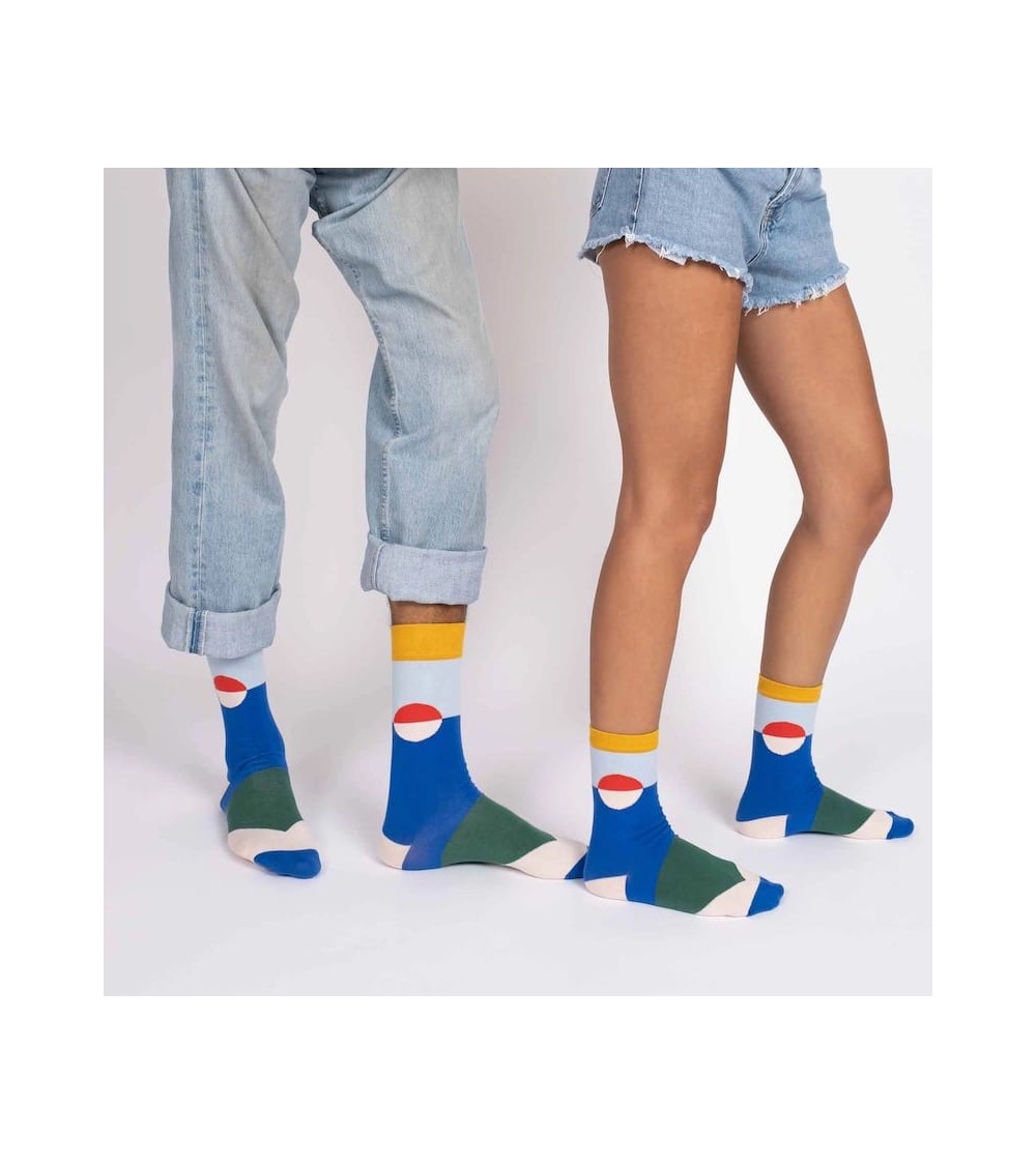 Socken - Séverine Dietrich - Sunset Label Chaussette Socke lustige Damen Herren farbige coole socken mit motiv kaufen