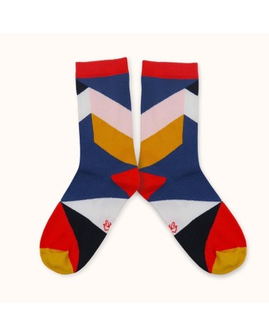 Socken - Séverine Dietrich - L'Alpine Label Chaussette Socke lustige Damen Herren farbige coole socken mit motiv kaufen