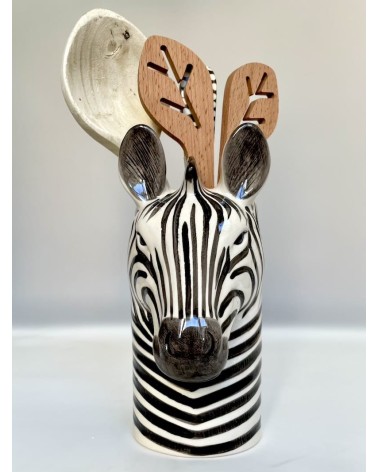 Zebra - Küchen Utensilienhalter Quail Ceramics Schweiz kaufen