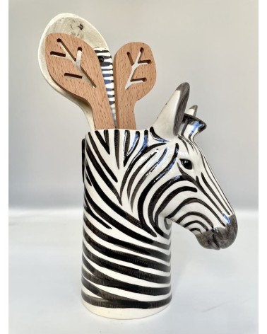 Zebra - Küchen Utensilienhalter Quail Ceramics Schweiz kaufen