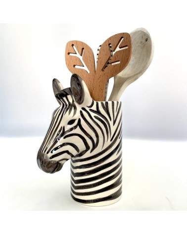 Zebra - Porta Mestoli Quail Ceramics