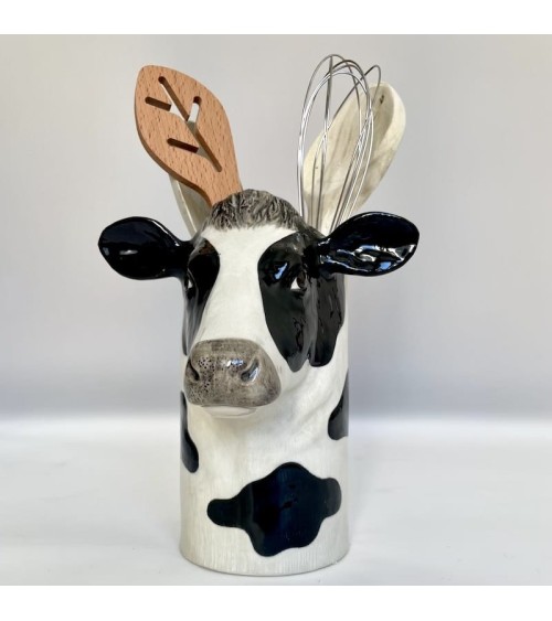Holstein Kuh - Küchen Utensilienhalter Quail Ceramics Schweiz kaufen