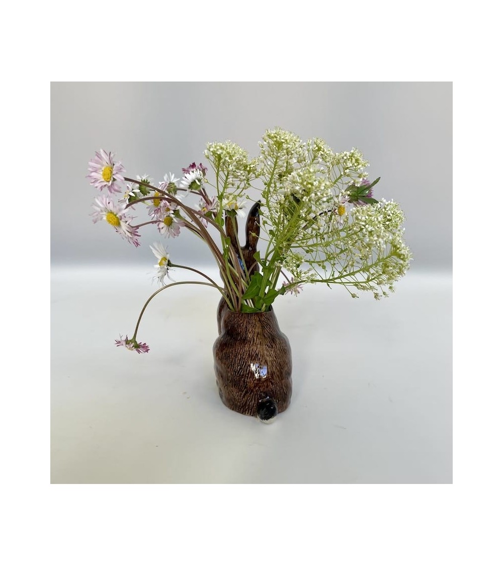 Lièvre - Mini vase à fleurs Quail Ceramics design fleur décoratif original kitatori suisse
