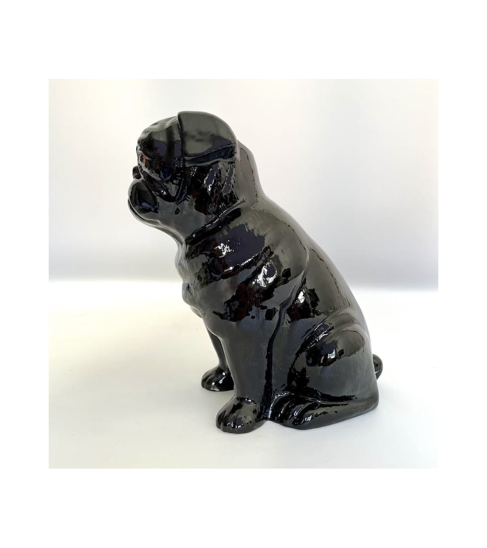 Schwarzer Mops - Blume Vase Quail Ceramics vasen deko blumenvase blume vase design dekoration spezielle schöne kitatori schwe...