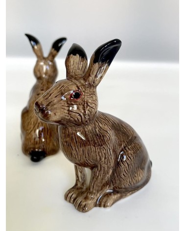 Lepre - Porta sale e pepe Quail Ceramics design da tavola saliera e pepiera
