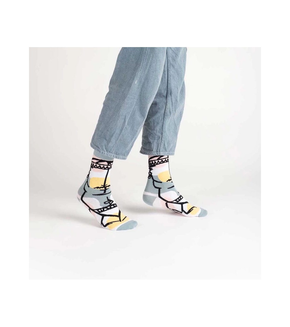 Socken - Quid.am Label Chaussette socke kuschelsocken für damen lustig herren farbige coole socken