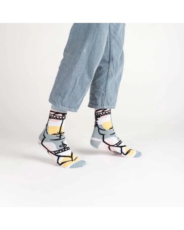 Socks - Quid.am Label Chaussette funny crazy cute cool best pop socks for women men