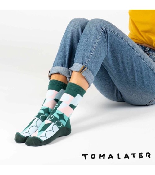 Socken - Tomalater - Fresco Label Chaussette Socke lustige Damen Herren farbige coole socken mit motiv kaufen
