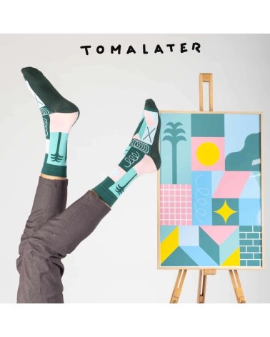 Chaussettes - Tomalater - Fresco Label Chaussette jolies chausset pour homme femme fantaisie drole originales