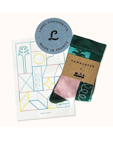 Socken - Tomalater - Fresco Label Chaussette Socke lustige Damen Herren farbige coole socken mit motiv kaufen