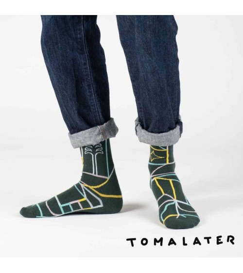 Socks - Tomalater - Néons Label Chaussette funny crazy cute cool best pop socks for women men