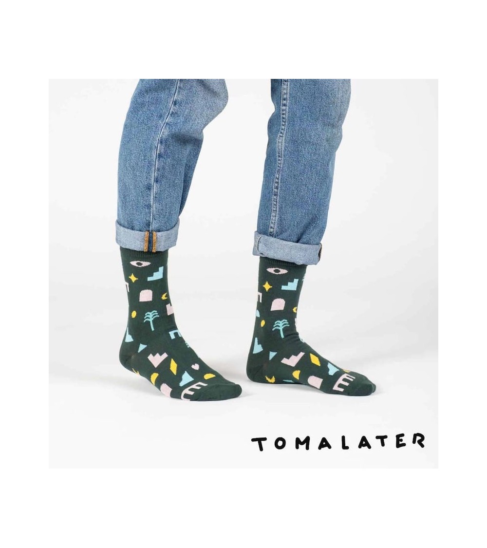 Chaussettes - Tomalater - Patterns Label Chaussette jolies pour femme originales pour homme chausset rigolotes drole Suisse