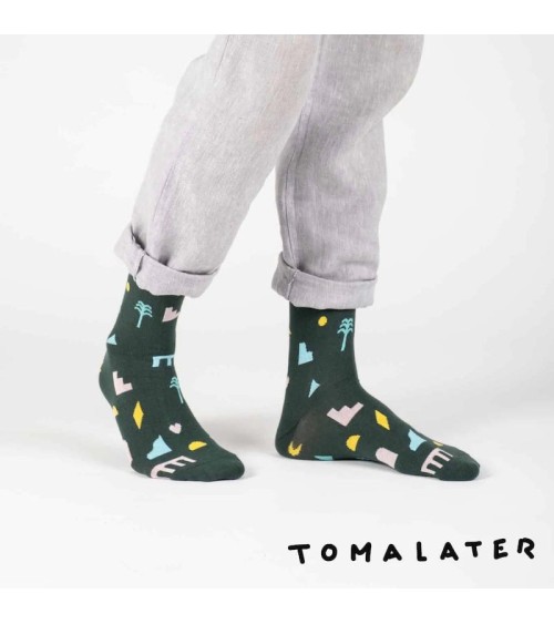 Chaussettes - Tomalater - Patterns Label Chaussette jolies pour femme originales pour homme chausset rigolotes drole Suisse