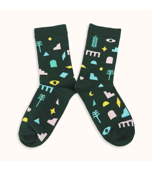 Chaussettes - Tomalater - Patterns Label Chaussette jolies pour femme originales pour homme chausset rigolotes drole Suisse