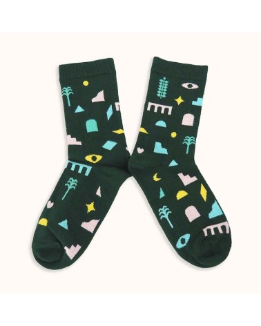 Socks - Tomalater - Patterns Label Chaussette funny crazy cute cool best pop socks for women men