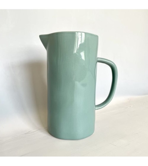 Ceramic Jug - Sage Quail's Egg carafe jug glass design