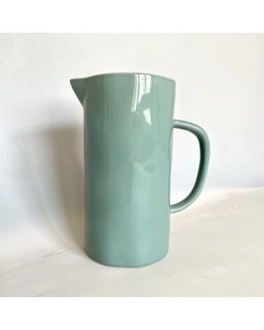 Ceramic Jug - Sage Quail's Egg carafe jug glass design