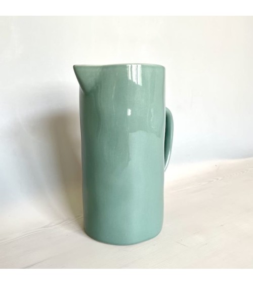 Large Ceramic Jug - Sage Quail's Egg Water Carafes & Wine Decanters design switzerland original