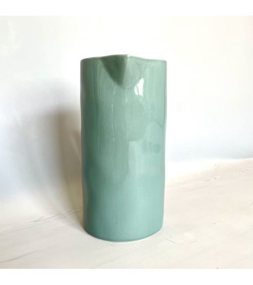 Ceramic Jug - Sage Quail's Egg carafe jug glass design