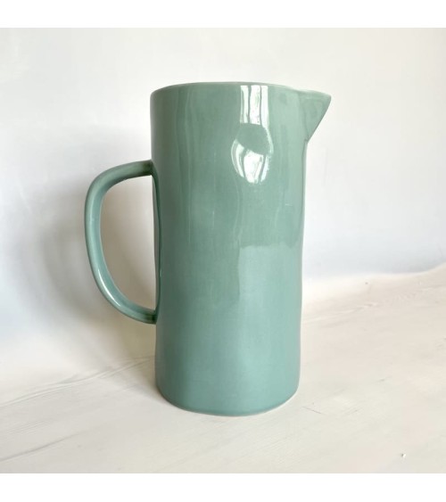 Ceramic Jug - Sage Quail's Egg carafe jug glass design