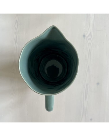 Ceramic Jug - Sage Quail's Egg carafe jug glass design