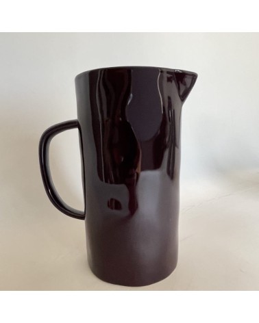 Ceramic Jug - Aubergine Quail's Egg carafe jug glass design