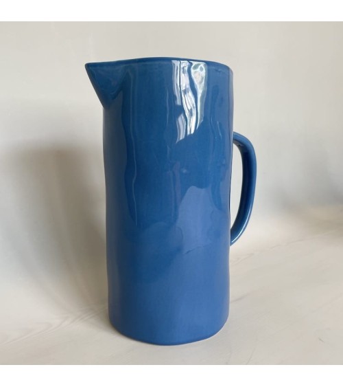 Krug aus Keramik - Mittelblau Quail's Egg wasserkaraffe glas krüg glaskaraffen design