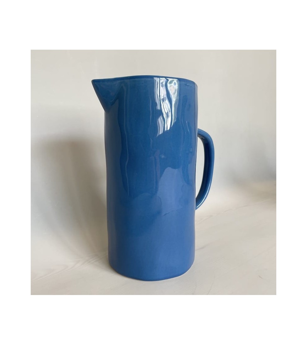 Krug aus Keramik - Mittelblau Quail's Egg wasserkaraffe glas krüg glaskaraffen design