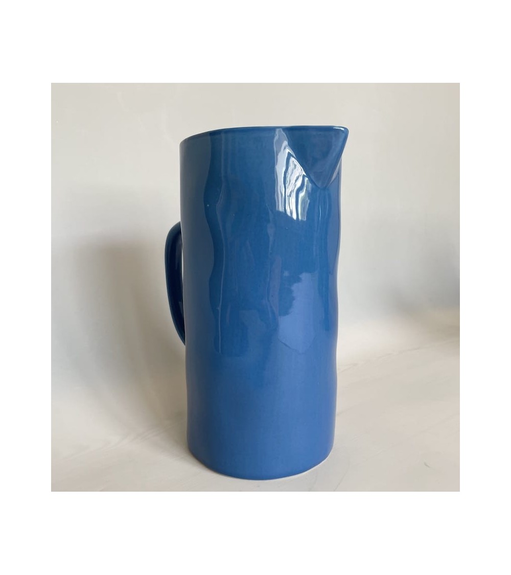 Krug aus Keramik - Mittelblau Quail's Egg wasserkaraffe glas krüg glaskaraffen design
