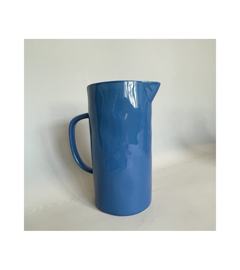 Krug aus Keramik - Mittelblau Quail's Egg wasserkaraffe glas krüg glaskaraffen design