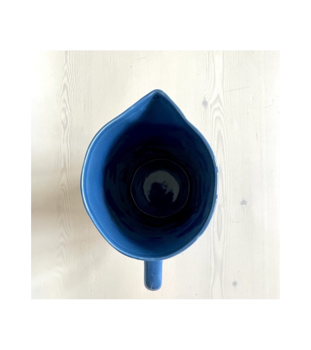Krug aus Keramik - Mittelblau Quail's Egg wasserkaraffe glas krüg glaskaraffen design