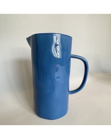 Brocca di ceramica - Blu medio Quail's Egg caraffa brocca acqua vetro design ceramica