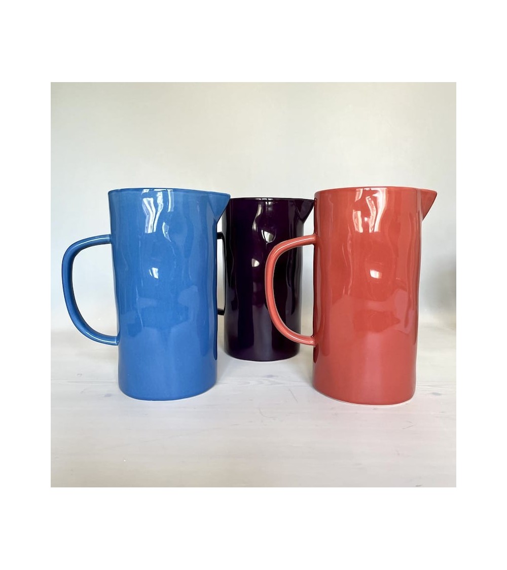 Krug aus Keramik - Mittelblau Quail's Egg wasserkaraffe glas krüg glaskaraffen design