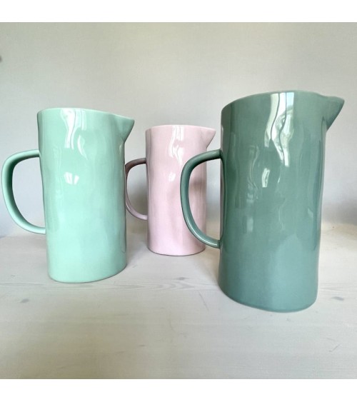 Krug aus Keramik - Minze Quail's Egg wasserkaraffe glas krüg glaskaraffen design