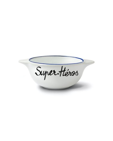 Breton Bowl - Superheroes Pied de poule ramen salad fruit pasta soup cereal ceramic bowl