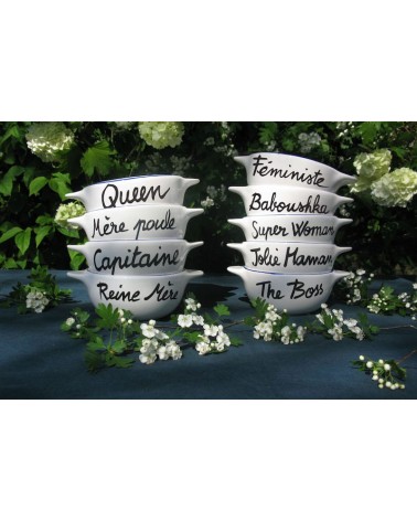 Ciotola bretone - Magic Mamie Pied de poule ceramica design particolari